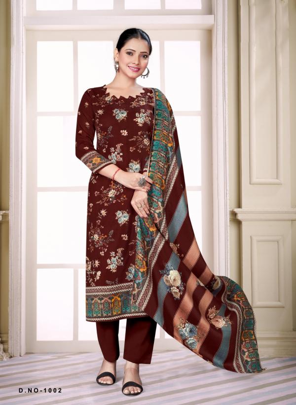 SAT Pashmina Shwal Suit Vol-14 – Dress Material